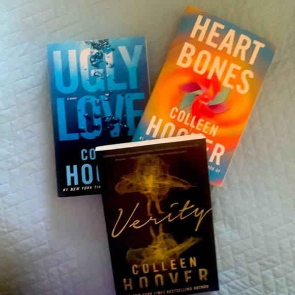 colleen hoover Other - NWT Colleen Hoover Ugly Love, Heart Bones & Verity -3 book bundle